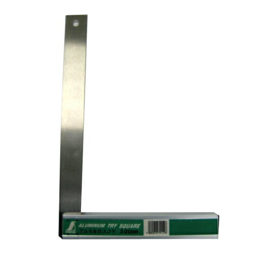 シンワ・アルミ台付スコヤ‐30cm・74112 大工道具：測定具：その他測定・製図2【RCP】【送料無料】