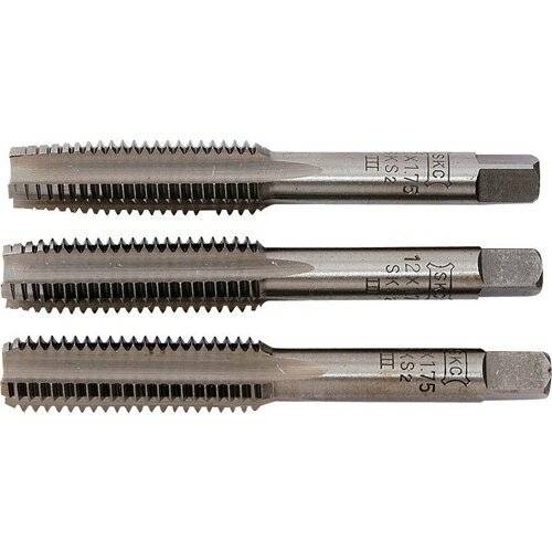 SK11・ネジ切組タップ・M12X1.75 先端工具：鉄工ドリル：タップ・ダイス【送料無料】
