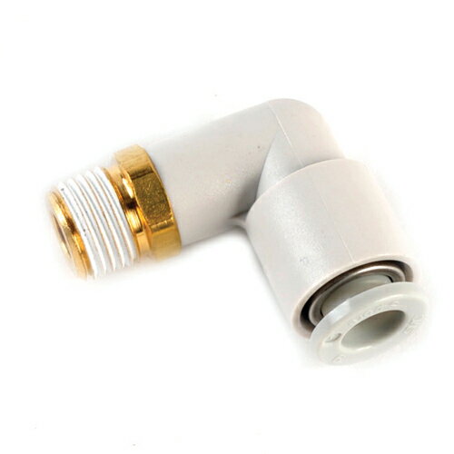 電動工具・エアーツールのエアーカプラKQ2L06-01S。エアー配管用チューブ管継ぎ手。押し込むだけで接続、ワンタッチ分離。確実に簡単に接続。製造元：SMC株式会社。