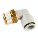 電動工具・エアーツールのエアーカプラKQ2L12-04S。エアー配管用チューブ管継ぎ手。押し込むだけで接続、ワンタッチ分離。確実に簡単に接続。製造元:SMC株式会社。