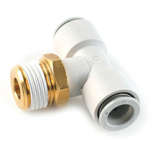 電動工具・エアーツールのエアーカプラKQ2T12-04S。エアー配管用チューブ管継ぎ手。押し込むだけで接続、ワンタッチ分離。確実に簡単に接続。製造元：SMC株式会社。