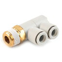 電動工具・エアーツールのエアーカプラKQ2VD10-04S。エアー配管用チューブ管継ぎ手。押し込むだけで接続、ワンタッチ分離。確実に簡単に接続。製造元:SMC株式会社。