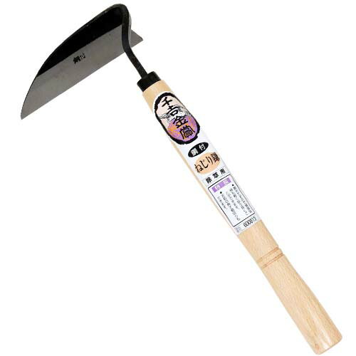 【用途】草取り鎌。【機能・特徴】除草作業用です。平面から隅っこまで。鋼付刃で切れ味抜群。【材質】●刃部：刃物鋼。●柄部：木。【商品サイズ】奥行330×幅125×高さ40mm　重量200g【注意事項・その他】本来の用途以外には使用しないで下さ...