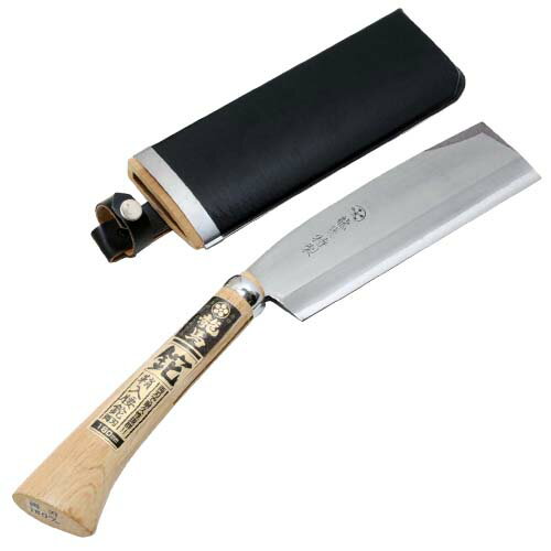 梅鉢龍馬・鞘入腰鉈‐双刃・180MM 園芸道具：鉈：両刃【送料無料】
