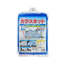 カラスネット 4mm目 3X4m アオ【送料無料】