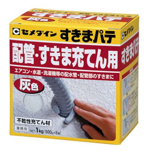 Repair Agents - セメダイン すきまパテ 灰 業務用 HC-160 1kg