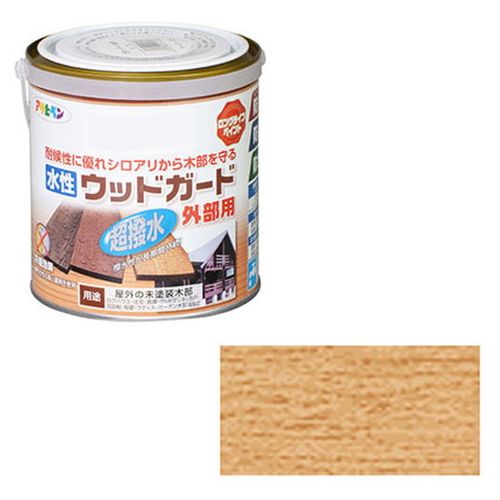 アサヒペン 水性ウッドガード外部用 0．7Lークリヤ【送料無料】