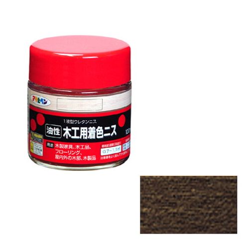 アサヒペン・油性木工用着色ニス・100MLーダークオーク【送料無料】