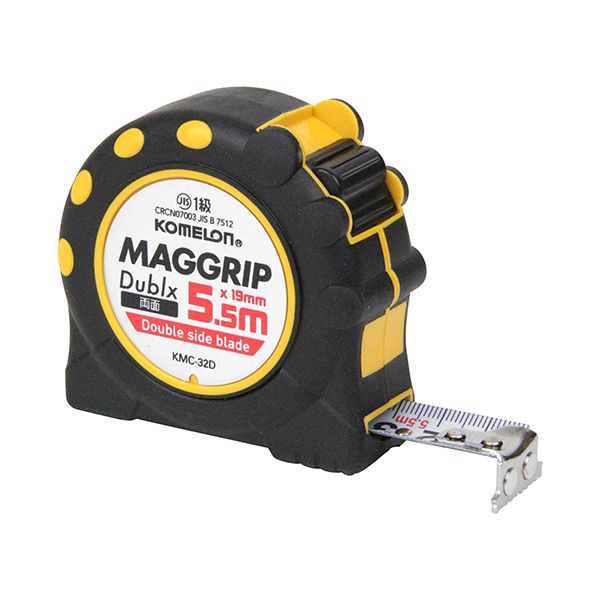 コメロン マググリップ両面 1955 KMC-32D KOMELON コンベ メジャー 測定 5.5m