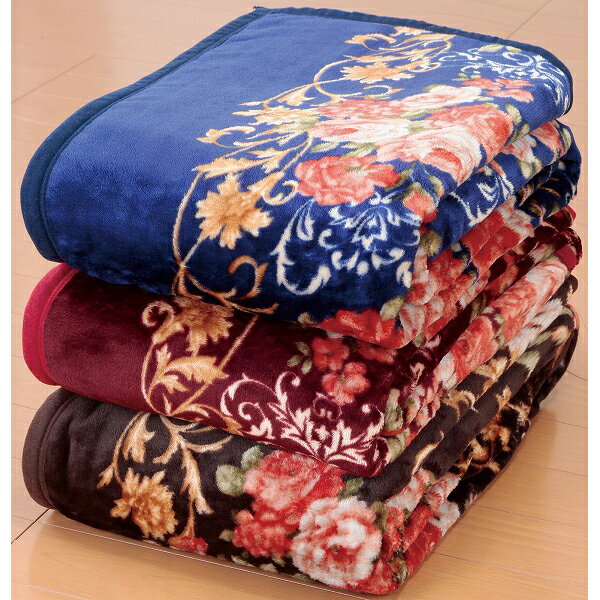 ニューマイヤー毛布 オーロラ敷パッドセット ダブル 4点セット 毛布2枚 敷パッド2枚 マイクロファイバー(代引不可)【送料無料】