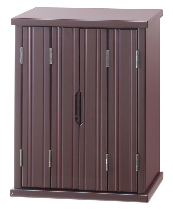 仏壇 上置仏壇 14号 上置き仏壇 小型 紫檀調 スライド式仏具棚 コンパクト 仏具(代引不可)【送料無料】