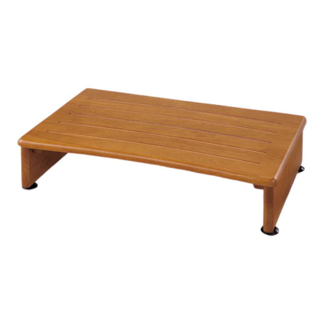 玄関台 木製 踏み台 幅60cm 隙間収納 スペース活用 玄関 シューズ 奥行35cm 高さ14.5~15.5cm アジャスター 段差 頑丈 安定(代引不可)【...