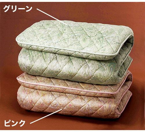 日本製 ウール混CVマット敷布団 セミダブル 防ダニ 抗菌防臭加工 かわいい おしゃ...