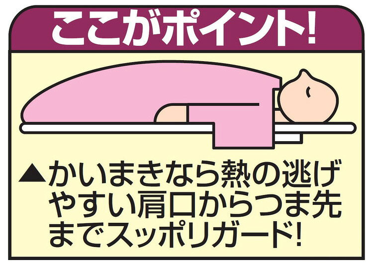 ノルディック柄 かいまき毛布布団 140×190cm 肩口からつま先まで スッポリガード 北欧柄 エンジ グリーン 冬 あったか(代引不可)【送料無料】 [3]