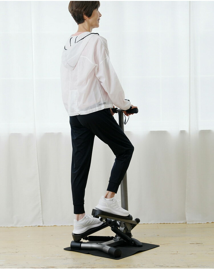 アルインコ ハンドル付き トレーニングマシン 健康習慣 ステップ ウォーキングマシ...