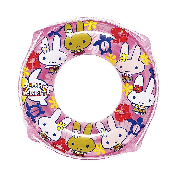 イガラシ アロハラビットウキワ55cm ビニールプール 浮き輪 プール 家庭用 水遊び