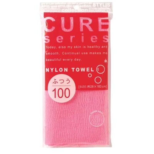 Body Towels - オーエ クア2 ナイロンタオル 100cm ふつう ピンク