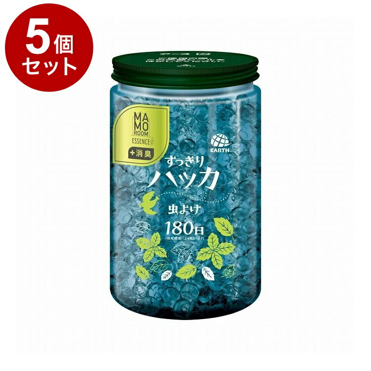 【まとめ買い 単品5個セット】 マモルームエッセンス 虫よけパール180日用 すっきりハッカ アース製薬株式会社【送料無料】のサムネイル