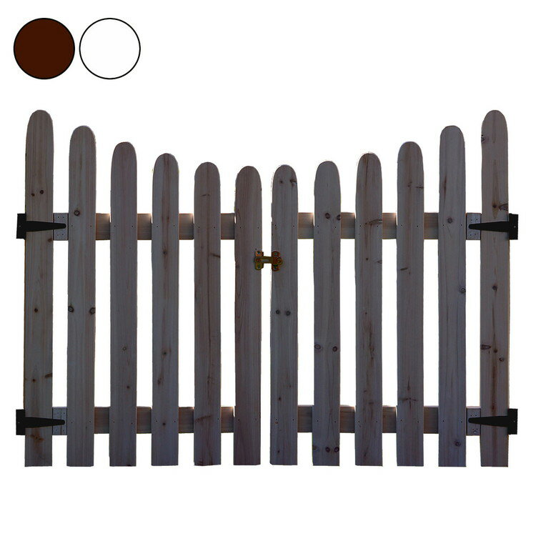 天然木製三角アーチ用 ゲート単品 「WOOD CHURCH」 (ウッドチャーチ) TR-GT アーチ 門 ゲート 木製 DIY キット 扉 両開き 外開き 観音開き 庭 入口 門扉 お客様組立品(代引不可)【送料無料】