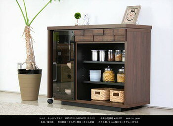 COLK コルク キッチンデスク ワークデスク キッチン収納 キッチンラック キッチンボード 台所 デスク テーブル 新生活 おしゃれ カフェ ブルックリン(代引不可)【送料無料】 rcmdse-11903351 リコメン堂生活館 サンプル画像2
