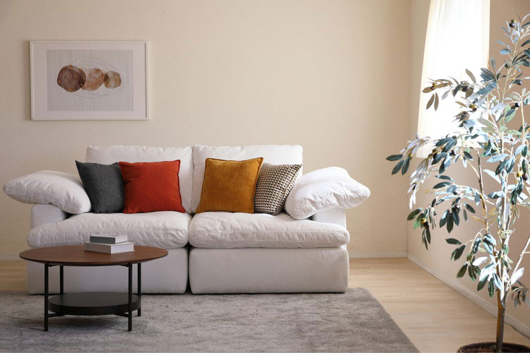 UKIGUMO ソファ 幅200cm 開梱設置無料 2人掛け 3人掛け 200 ソファベッド ローソファー カウチソファ コーナーソファー おしゃれ 北欧 モダンリビング インテリア(代引不可)【送料無料】 [2]