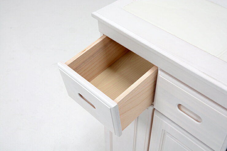 萩原 キッチンカウンター MUD-6520WS 収納 キッチン コンセント付き(代引不可)【送料無料】 [3]