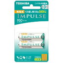 東芝ニッケル水素電池充電式IMPULSEライトタイプ単3形充電池(min.950mAh)2本TNH-3LE2PJANコード4904530026188電池容量:min.950mAh公称電圧(V):1.2外形寸法(1本)(mm):直径(幅)14.5×総高50.5本体質量(g):約19充電回数:約5000回◆フル充電後1年経過しても約85％の電池容量残存率を保つ低自己放電性能のニッケル水素電池◆充電して繰り返し使用できる電池◆低温に強い！　-20℃の低温でも使用可能。アウトドアシーンなどで性能を発揮。　■仕様■タイプ：単3形ニッケル水素電池　容量：min.950mAh　充電回数：約5000回　公称電圧：1.2V　サイズ（約）：直径14.5×高さ50.5mm　質量：約19g【送料について】北海道、沖縄、離島は送料を頂きます。