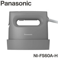 パナソニック Panasonic 衣類スチーマー スチームアイロン グレー NI-FS60A-H 浸透...