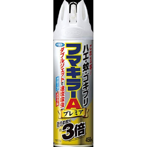 フマキラー フマキラーA ダブルジェットプレミア450ML 450ML 殺虫剤/ハエ・蚊/エアゾール(代引不可)