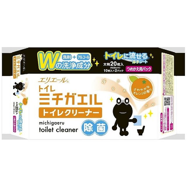 大王製紙 ミチガエルトイレクリーナー詰替20枚(代引不可)