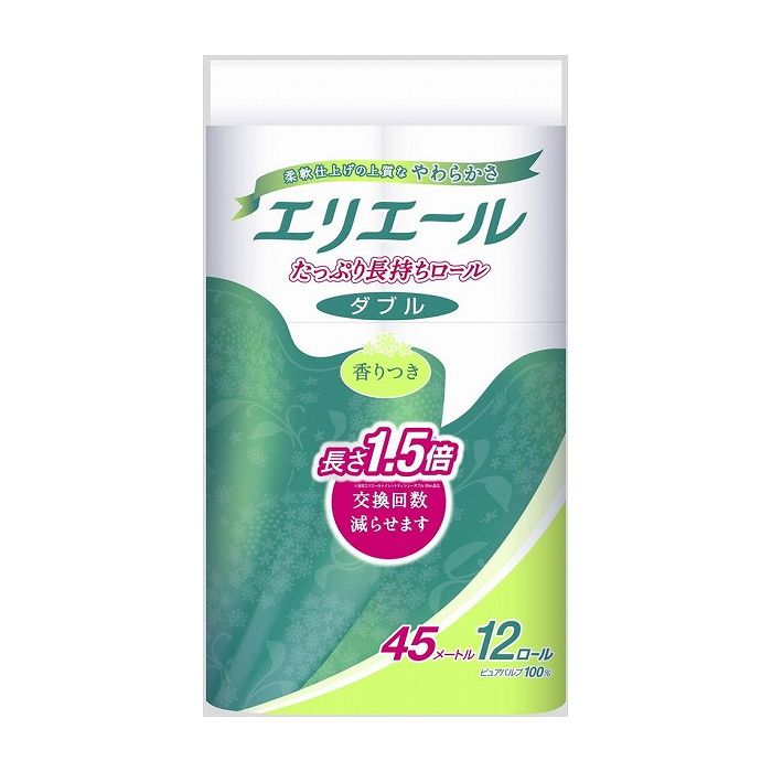 【6個セット】 大王製紙 エリエールトイレット長持ち12RW45Mまとめ買い まとめ売り セット販売 セット 業務用 備蓄(代引不可)【送料無料】