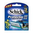 シック プロテクタースリー替刃(12コ入) 日用品 日用消耗品 雑貨品(代引不可)【送料無料】