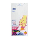 日本サニパック とって付ポリ袋エンボスM白半透明YT18 日用品 日用消耗品 雑貨品(代引不可)(3)