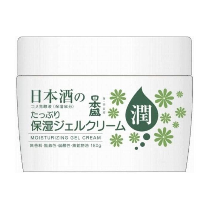 Cream - 日本盛 日本酒の保湿ジェルクリーム 180g 化粧品(代引不可)