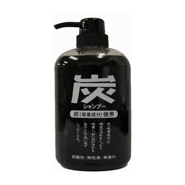 ●髪の成長を妨げ、抜け毛、細毛の原因となる毛穴の古い皮脂分や汚れを炭が吸着し、きれいに取り除きます。●炭の持つミネラル分が頭皮と髪に浸透し、デリケートな髪をいたわりながら、やさしく洗い上げます。注意事項●幼少児の手の届かないところにおいてください。素材・成分水、コカミドDEA、（C12、13）パレスー3硫酸Na、PG、ココイルサルコシンNa、ココアンホ酢酸Na、薬用炭、パンテノール、クエン酸、ラウロイルメチルアラニンNa、ポリクオタニウムー10　変性アルコール、塩化Na、フェノキシエタノール、メントール、グリセリン、ココイルアルギニンエチルPCA、EDTA−2Na、プロピルパラベン、メチルパラベン商品区分:化粧品製造国:日本メーカー名:ジュン・コスメティックサイズ/容量:600mL単品JAN:4964653100585インバス シャンプー その他訴求【代引きについて】こちらの商品は、代引きでの出荷は受け付けておりません。【送料について】北海道、沖縄、離島は送料を頂きます。