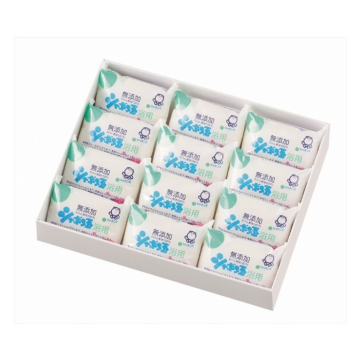 ※こちらの商品は単品（またはパック）商品が6個セットでの販売となります。↓単品商品情報↓昔ながらの釜炊き製法でつくるお肌にやさしいロングセラーの無添加石けん「シャボン玉浴用」のギフトセットです。商品区分：化粧品メーカー名：シャボン玉販売製造国または加工国：日本内容量：12個↓ご購入前に必ずお読みください。↓※メーカーの都合により予告なくパッケージ、内容等が変更となる場合がございます。※それにともなう返品、返金等は受け付けておりませんのでご了承のうえお買い求めください。【代引きについて】こちらの商品は、代引きでの出荷は受け付けておりません。【送料について】北海道、沖縄、離島は送料を頂きます。