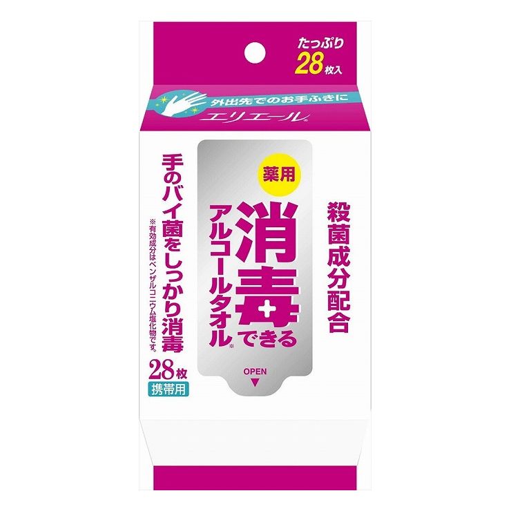 ※こちらの商品は単品（またはパック）商品が6個セットでの販売となります。↓単品商品情報↓●殺菌成分が手に付いたばい菌をしっかり消毒●たっぷりの水分量で手指全体をしっかり消毒●ふき応えを実感できるふんわり厚手シート採用●高濃度アルコール配合●おでかけにも安心の大容量28枚商品区分：医薬部外品メーカー名：大王製紙製造国または加工国：日本内容量：28枚↓ご購入前に必ずお読みください。↓※メーカーの都合により予告なくパッケージ、内容等が変更となる場合がございます。※それにともなう返品、返金等は受け付けておりませんのでご了承のうえお買い求めください。【代引きについて】こちらの商品は、代引きでの出荷は受け付けておりません。【送料について】北海道、沖縄、離島は送料を頂きます。