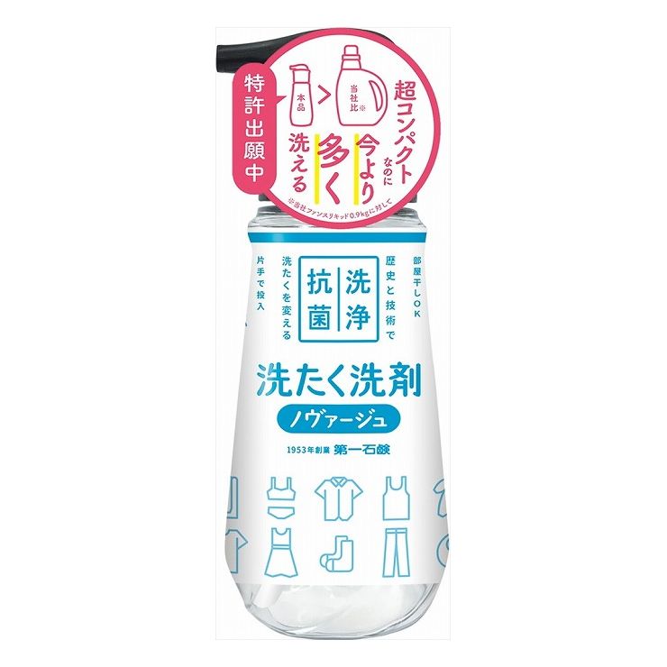 ※こちらの商品は単品（またはパック）商品が6個セットでの販売となります。↓単品商品情報↓超濃縮で優れたパフォーマンスを実現。48時間抗菌・防臭。プッシュ式で簡単軽量いらずの洗濯用洗剤です。商品区分：雑品メーカー名：第一石鹸西日本製造国または加工国：日本内容量：300G↓ご購入前に必ずお読みください。↓※メーカーの都合により予告なくパッケージ、内容等が変更となる場合がございます。※それにともなう返品、返金等は受け付けておりませんのでご了承のうえお買い求めください。【代引きについて】こちらの商品は、代引きでの出荷は受け付けておりません。【送料について】北海道、沖縄、離島は送料を頂きます。