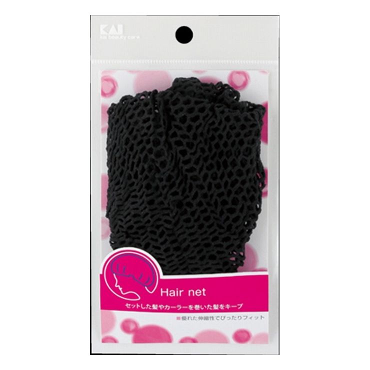6個セット 貝印 HL0162ヘアネツトブラツク(代引不可)【送料無料】