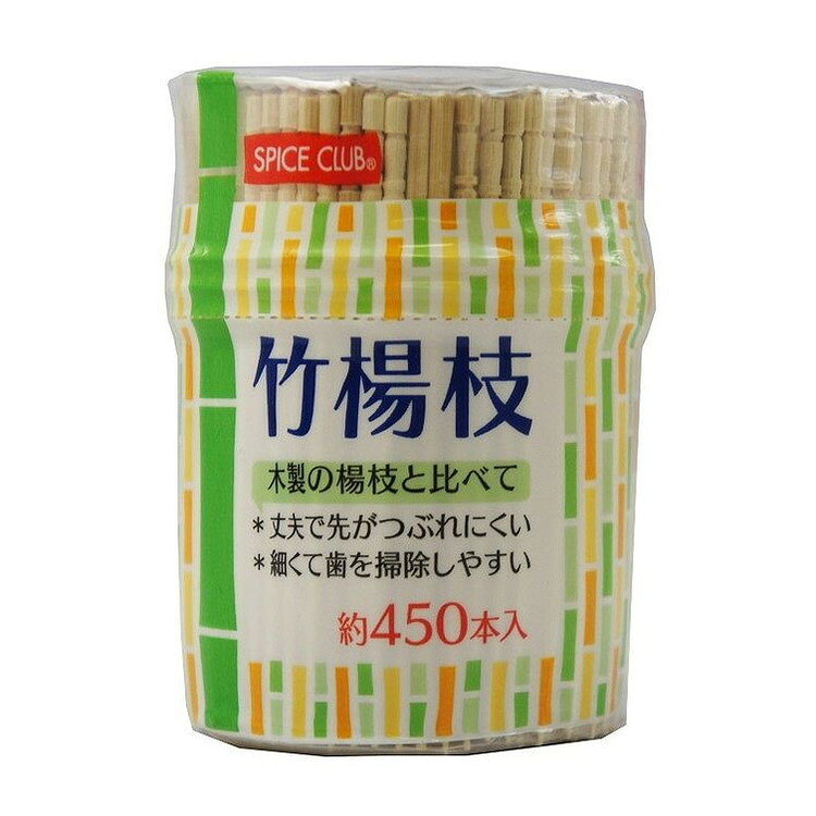 【単品6個セット】 SC竹楊枝SL-450本 大和物産株式会社(代引不可)