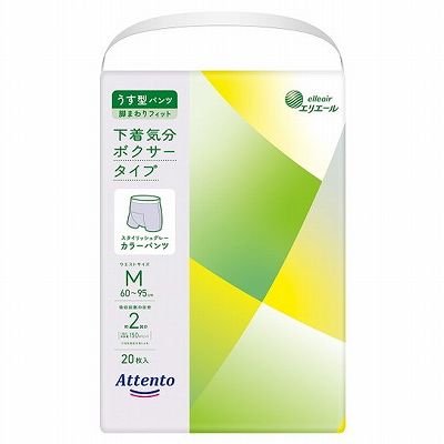 ※本商品ページは【単品】の商品ページです。【単品商品説明文】※以下、すべて単品の場合の商品説明です。スタイリッシュなボクサー形状グレー地に一部ホワイトを採用したバイカラー仕様すっきり吸収体＆すっきりストレッチライン採用でシルエットに目立たない【製造者】大王製紙株式会社【生産国】日本【内容量】2枚※メーカーの都合によりパッケージ、内容等が変更される場合がございます。当店はメーカーコード（JANコード）で管理をしている為それに伴う返品、返金等の対応は受け付けておりませんのでご了承の上お買い求めください。【代引きについて】こちらの商品は、代引きでの出荷は受け付けておりません。【送料について】北海道、沖縄、離島は送料を頂きます。