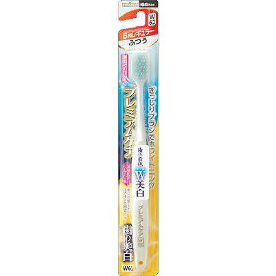 【4個セット】エビス B-3607M プレミアムケア歯の美白・6列レギュラー ふつう(代引不可)