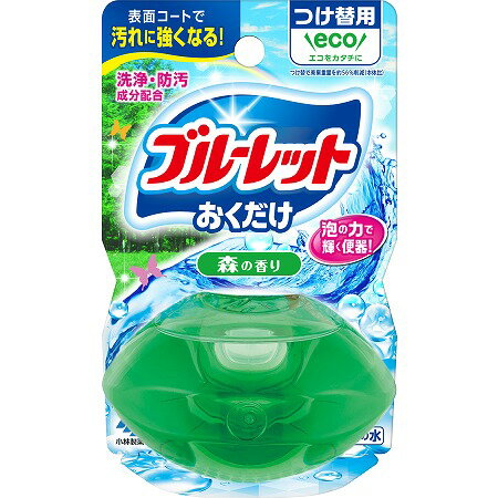 【5個セット】小林製薬 液体ブルーレットおくだけつけ替用 森の香り(代引不可)