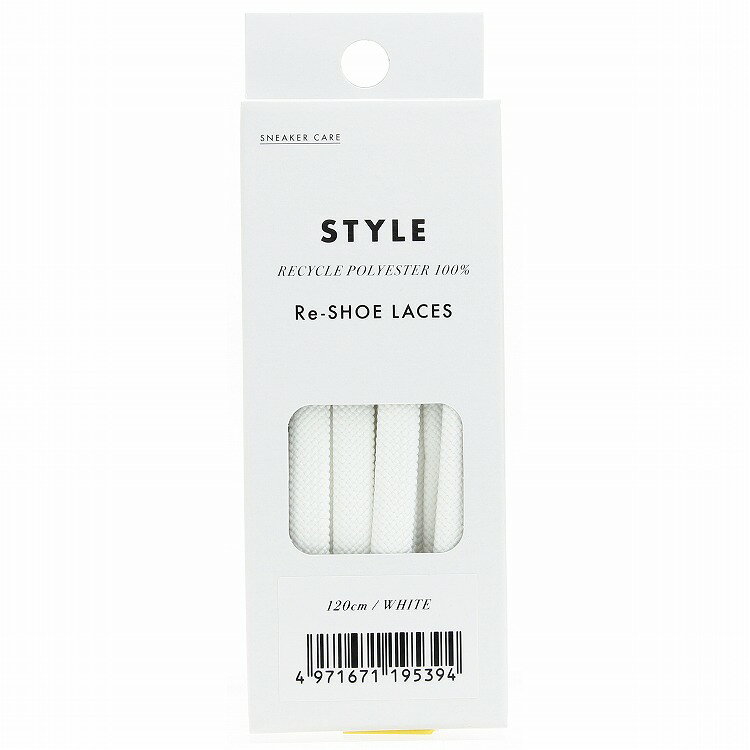 【5個セット】コロンブス SNEAKER CARE Re-SHOE LACES 120センチ ホワイト(代引不可)【送料無料】