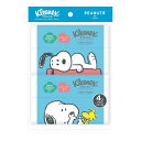 【単品12個セット】 日本製紙クレシア クリネックス ローションティシュー ポケット スヌーピー 4コパック×12個(代引不可)【送料無料】(3)