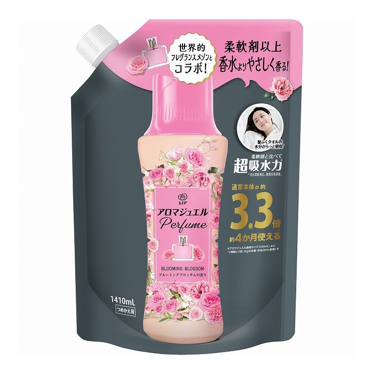【単品4個セット】 P&G レノアアロマジュエル ブルーミングブロッサムの香りつめかえ用超特大サイズ(代引不可)【送料無料】(3)