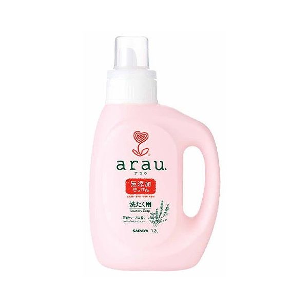 【単品6個セット】 サラヤ アラウ 洗たく用せっけん 1.2l(代引不可)【送料無料】
