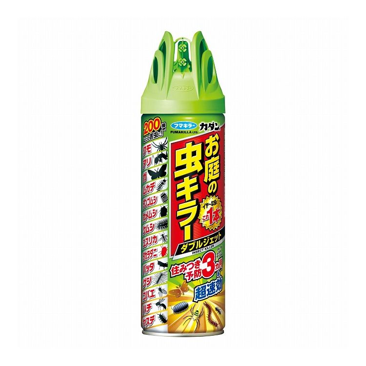 【単品10個セット】 フマキラー カダンお庭の虫キラーダブルジェット450ml(代引不可)【送料無料】
