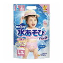 【単品7個セット】 ユニ・チャーム ムーニー水あそびパンツピンクL3枚(代引不可)【送料無料】