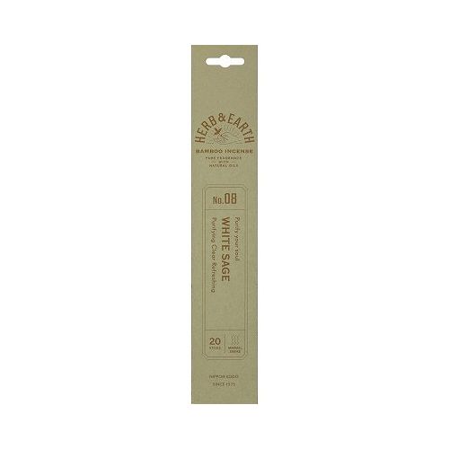 【単品7個セット】 日本香堂 ハーブ&アース バンブーインセンス ホワイトセージ(代引不可)【送料無料】 【単品7個セット】 日本香堂 ハーブ&アース バンブーインセンス ホワイトセージ(代引不可)【送料無料】